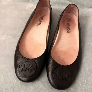 Michael Kors leather ballet flats